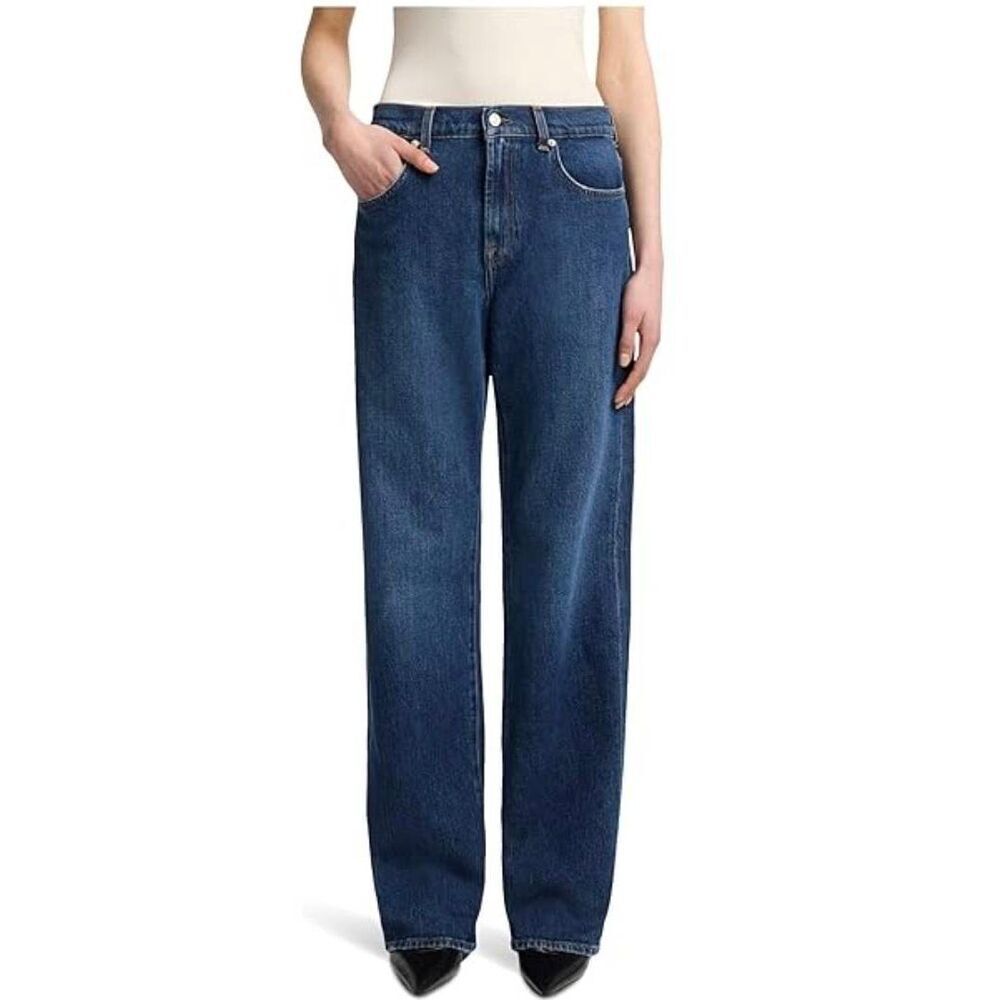 7 For All Mankind Women's Tess Trouser Jeans Wide Leg Size 31